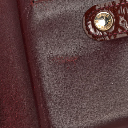 Louis Vuitton Vernis French Purse Wallet Rouge Fauviste 14 of 17