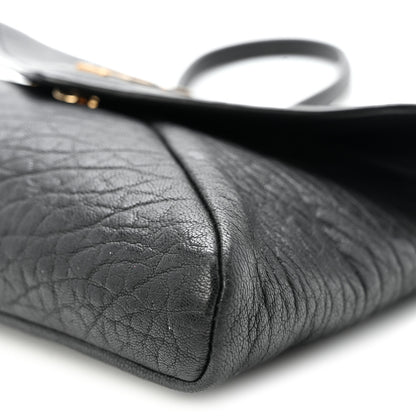 Saint Laurent Supple Lambskin Small Cassandre Chain Pouch Black 10 of 10