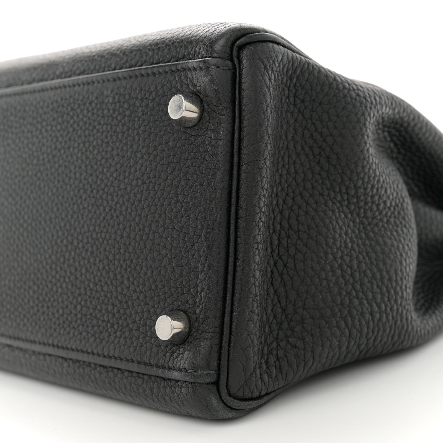 Hermes Taurillon Clemence Kelly Retourne 32 Black 10 of 14