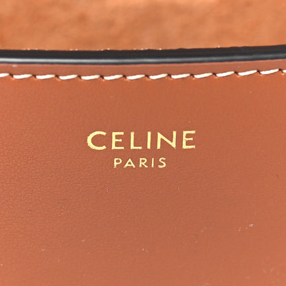 Celine Smooth Calfskin Cuir Triomphe Folco Crossbody Bag Tan 6 of 9