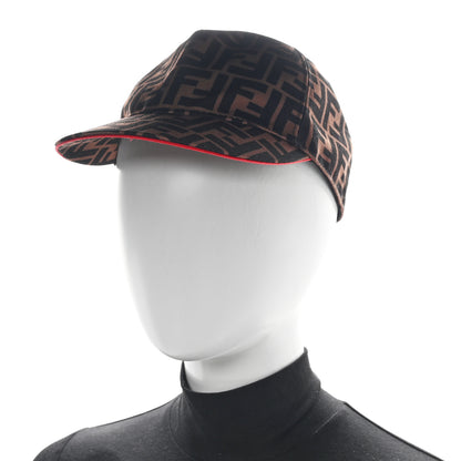 Fendi Canvas FF Reloaded Baseball Hat  Tobacco Red 2 of 8