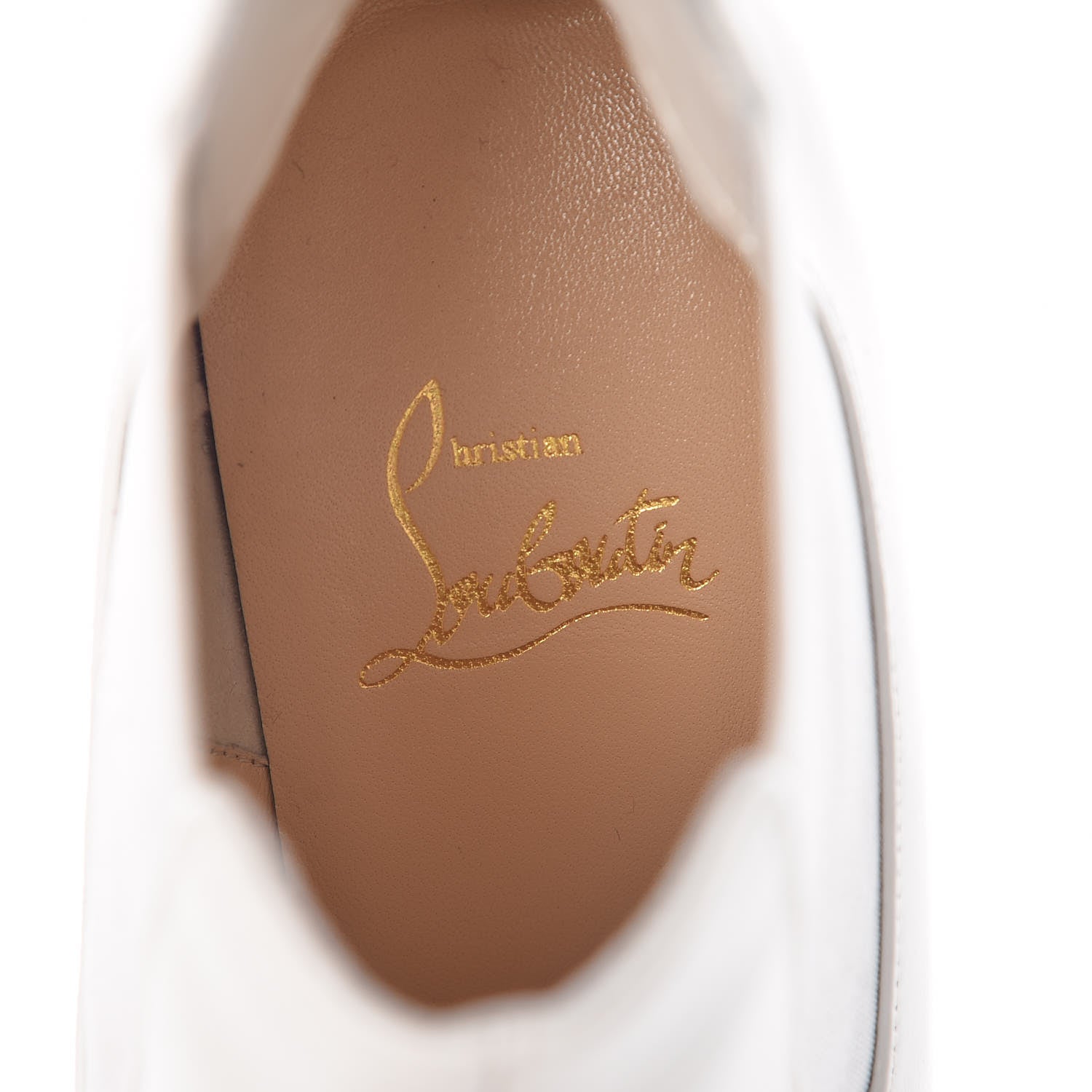 Christian Louboutin Calfskin Antispecchio Superchen 70 Booties 37.5 Snow Silver 7 of 8