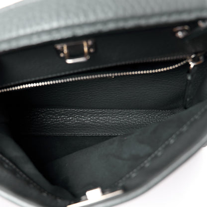 Fendi Cuoio Romano Selleria Mini Peekaboo Iconic Fit Satchel Asfalto Multicolor 6 of 13