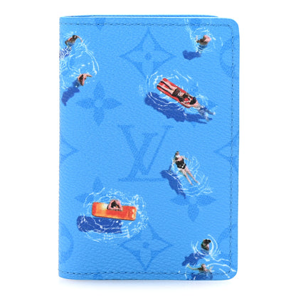 Louis Vuitton Monogram Sports Pocket Organizer NM Pool Blue 1 of 7
