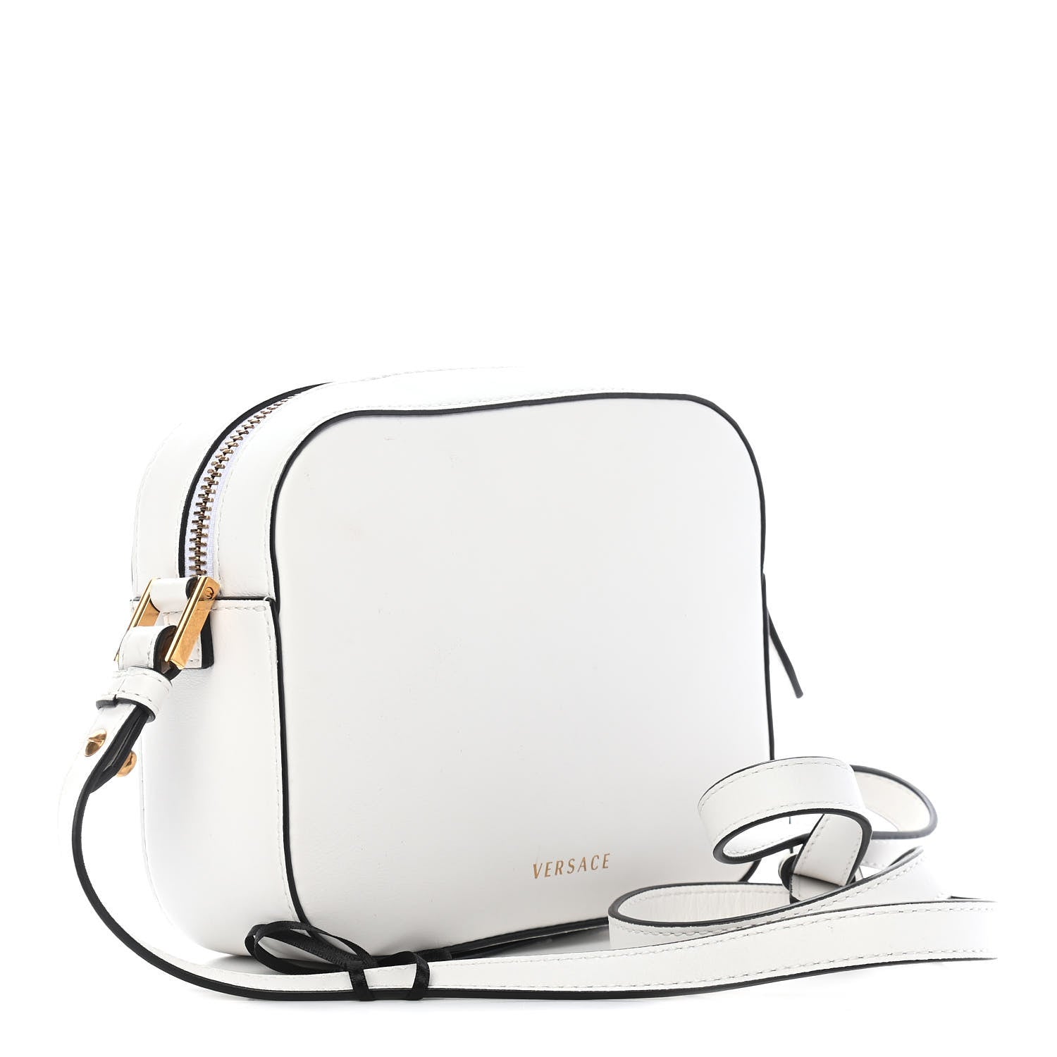 Versace Vitello Virtus Camera Bag White 2 of 8