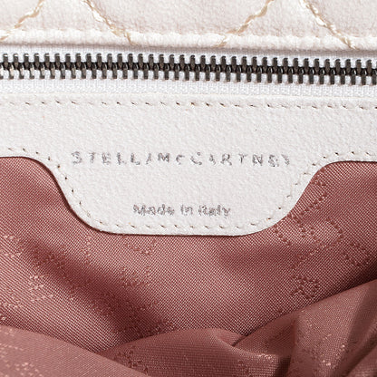 Stella McCartney Faux Leather Quilted Small Falabella Tote White 6 of 8