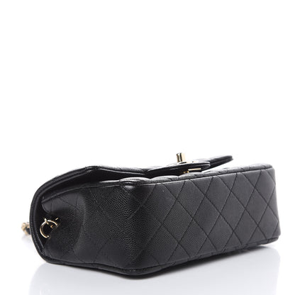 Chanel Caviar Quilted Mini Rectangular Flap Black 4 of 11