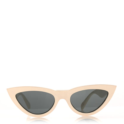 Celine Acetate Cat Eye Sunglasses CL40019I Ivory 2 of 10