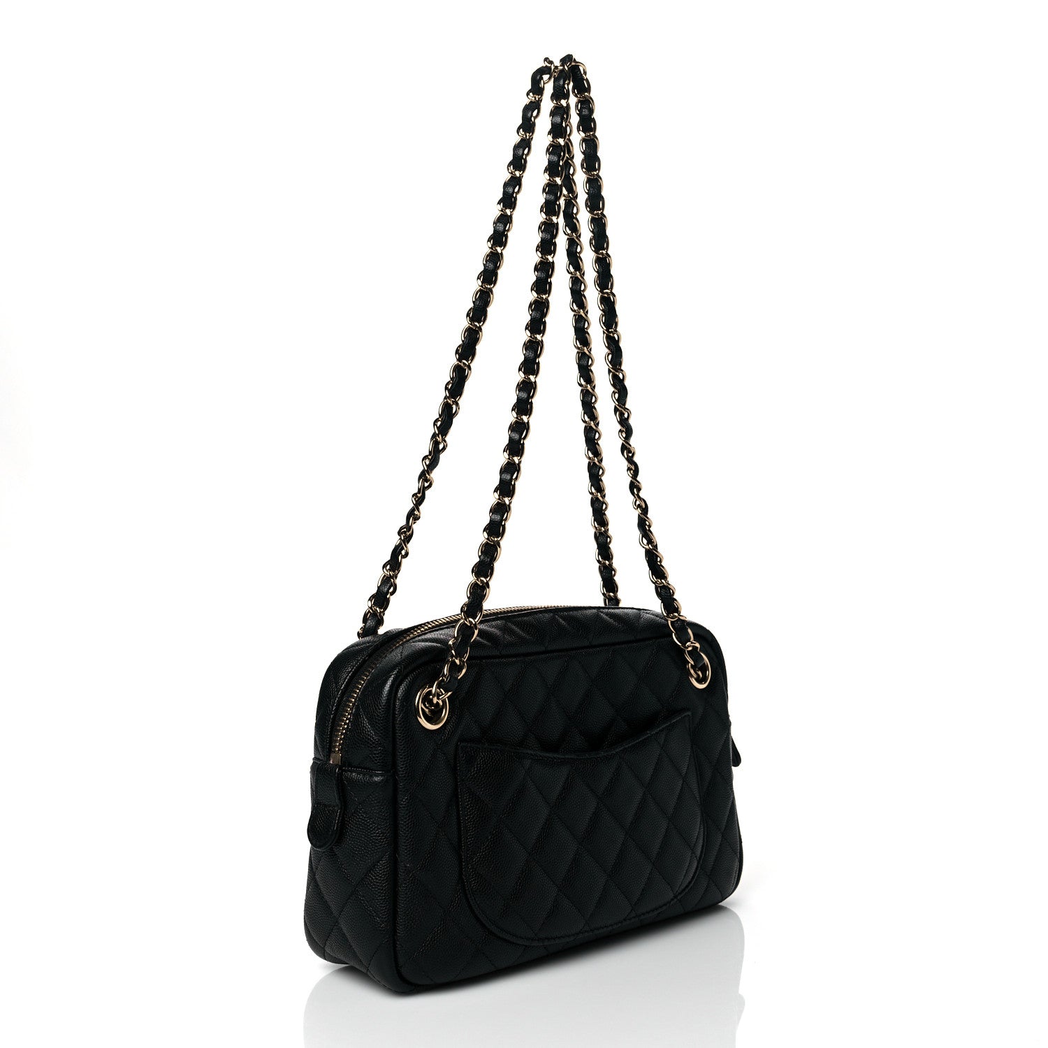 Chanel Caviar Quilted Camera Case Black 3 of 10