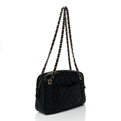Chanel Caviar Quilted Camera Case Black 3 of 10