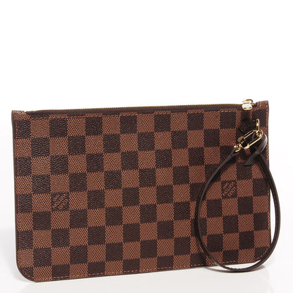Louis Vuitton Damier Ebene Neverfull MM GM Pochette 3 of 7