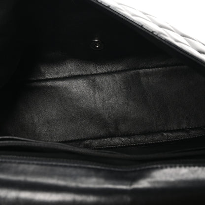 Chanel Patent Quilted Maxi Single Flap Black 5 of 10