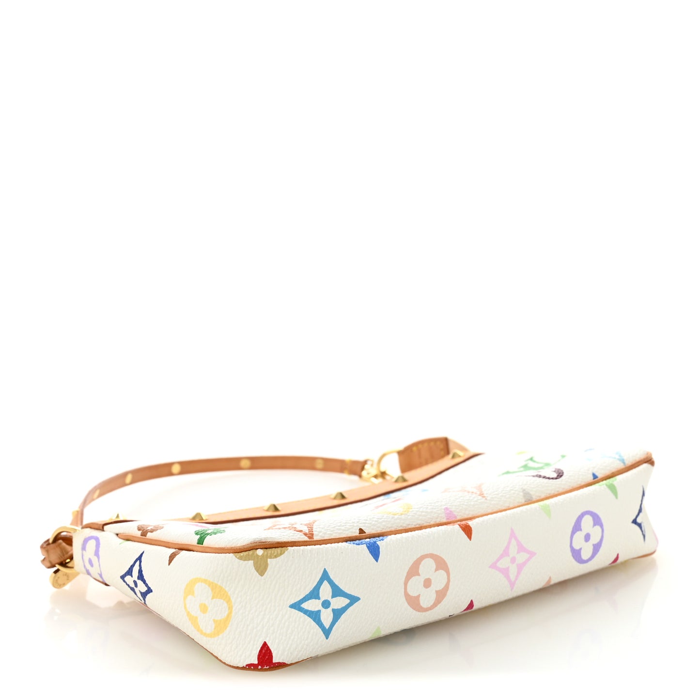 Monogram Multicolor Pochette Accessories White