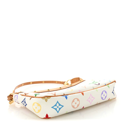Louis Vuitton Monogram Multicolor Pochette Accessories White 4 of 9