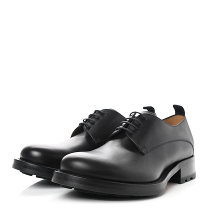 Valentino Garavani Calfskin Mens Derby Roman Stud Loafers 43 Black 3 of 9