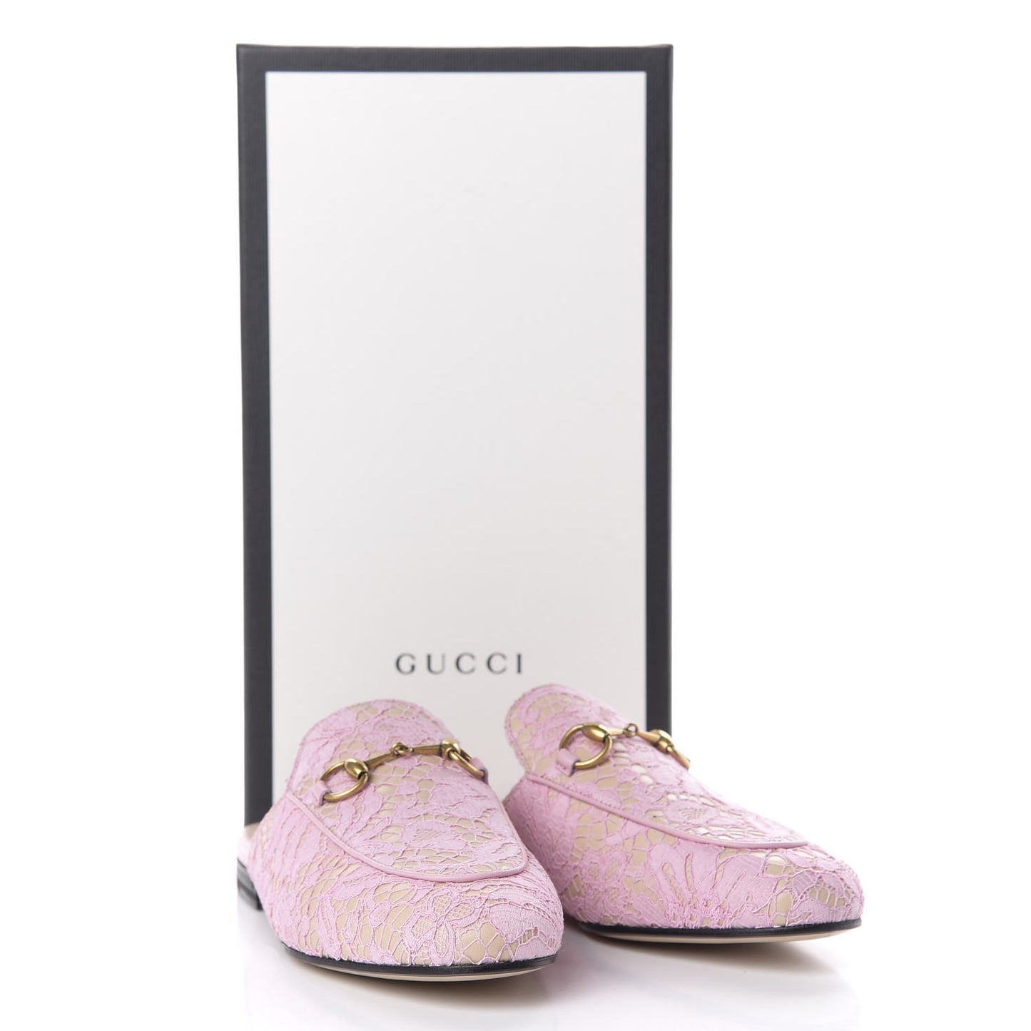 Lace Malaga Kid Womens Princetown Slippers 35.5 Sugar Pink Skin Rose
