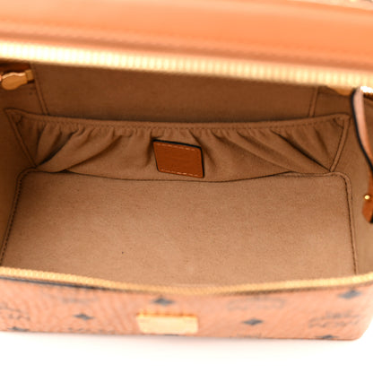 MCM Visetos Rockstar Vanity Case Cognac 5 of 9