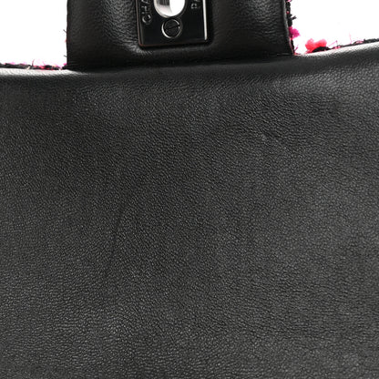 Chanel Tweed Quilted Mini Rectangular Flap Pink Multicolor 11 of 11