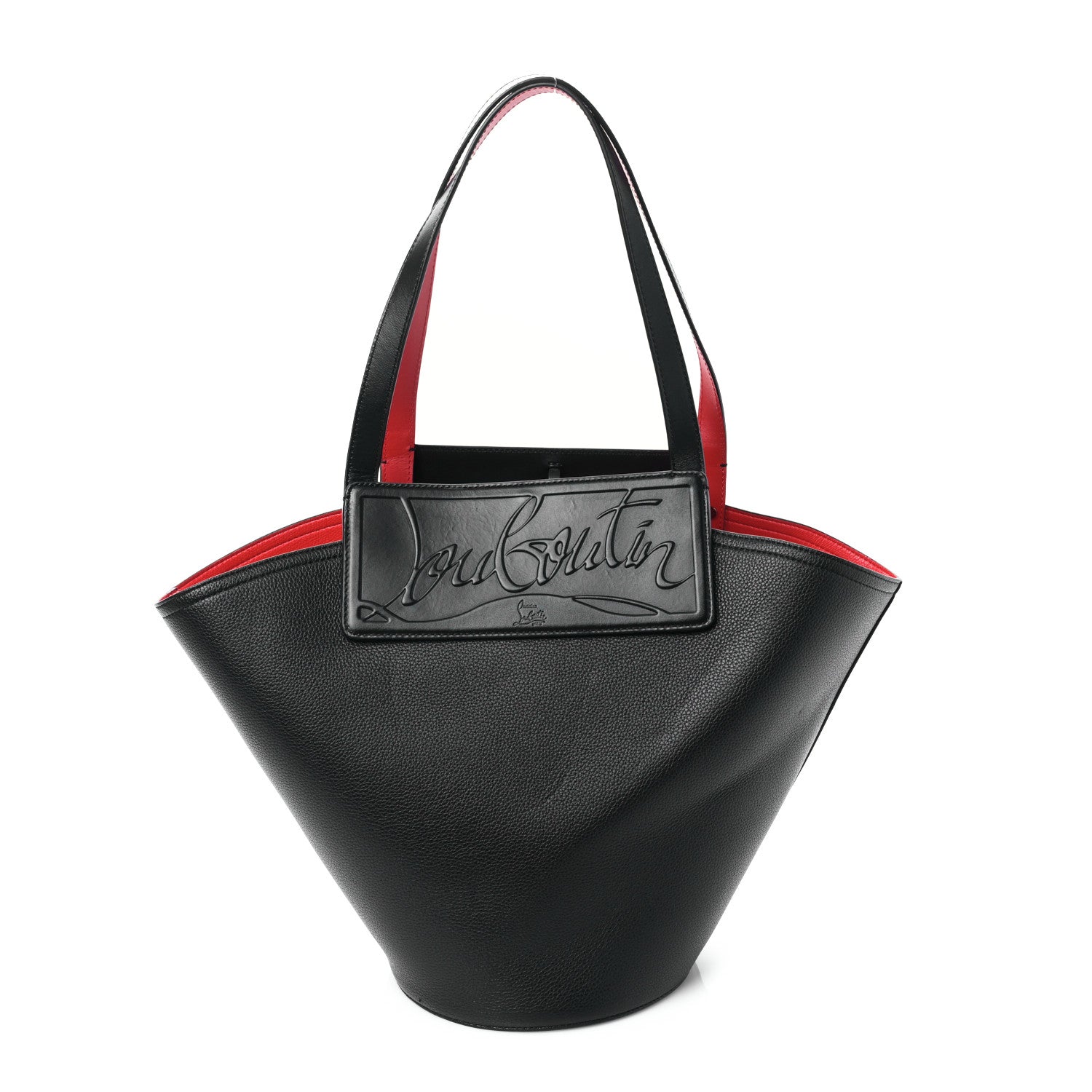 Christian Louboutin Calfskin Loubishore Tote Black 1 of 11