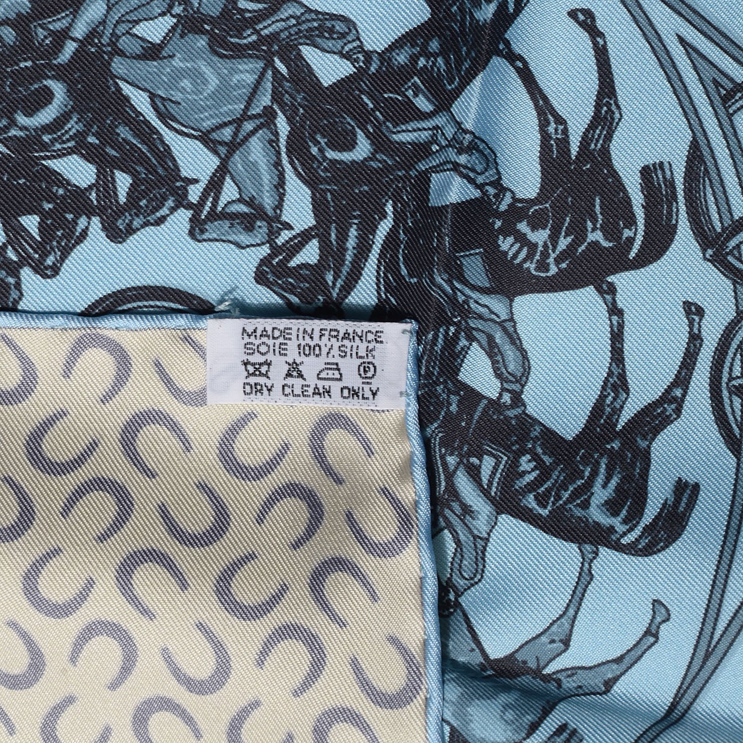 Hermes Silk A Cheval Sur Mon Carre Scarf 90 7 of 7
