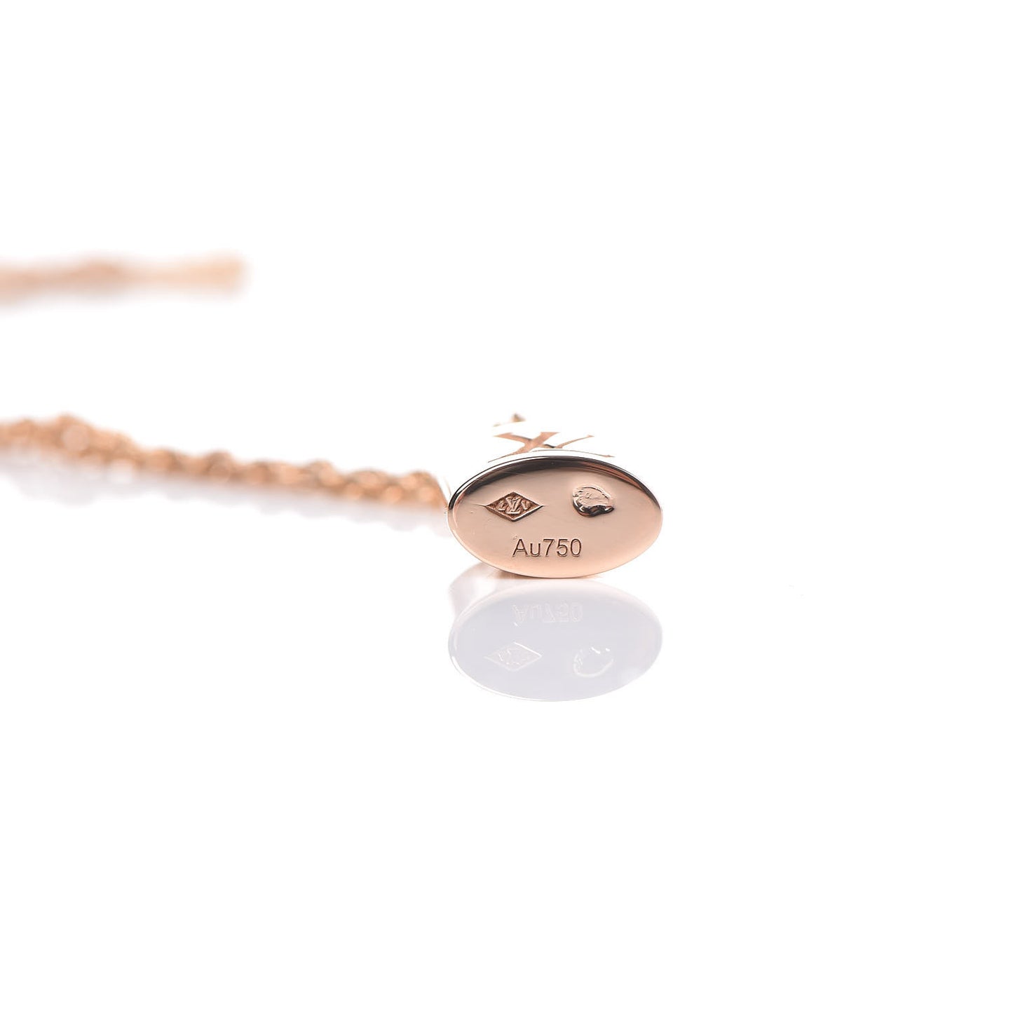 18K Pink Gold Lockit Key Pendant Necklace