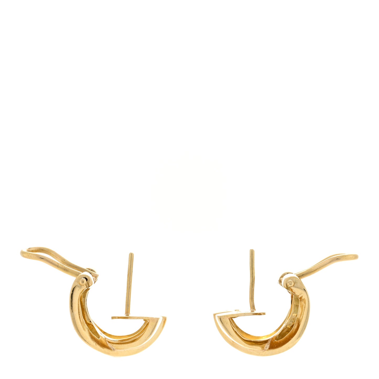 18K Yellow Gold X Earrings