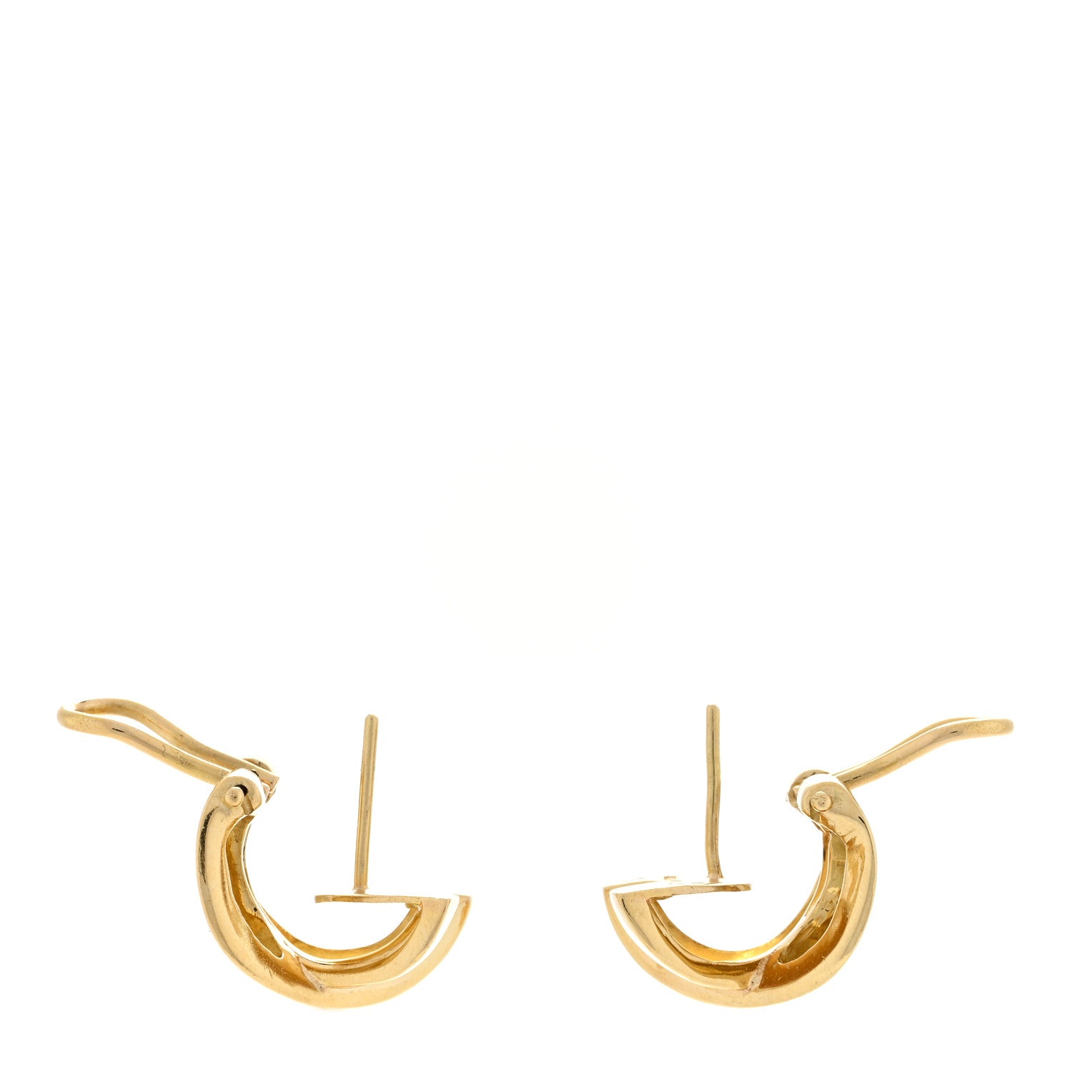 Roberto Coin 18K Yellow Gold X Earrings 3 of 4