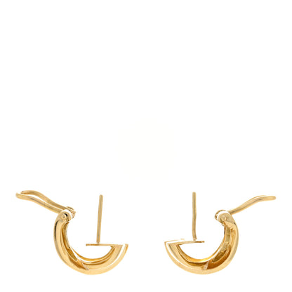 Roberto Coin 18K Yellow Gold X Earrings 3 of 4