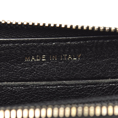 Chanel Patent Quilted Small Zip Around Wallet Black 7 of 9
