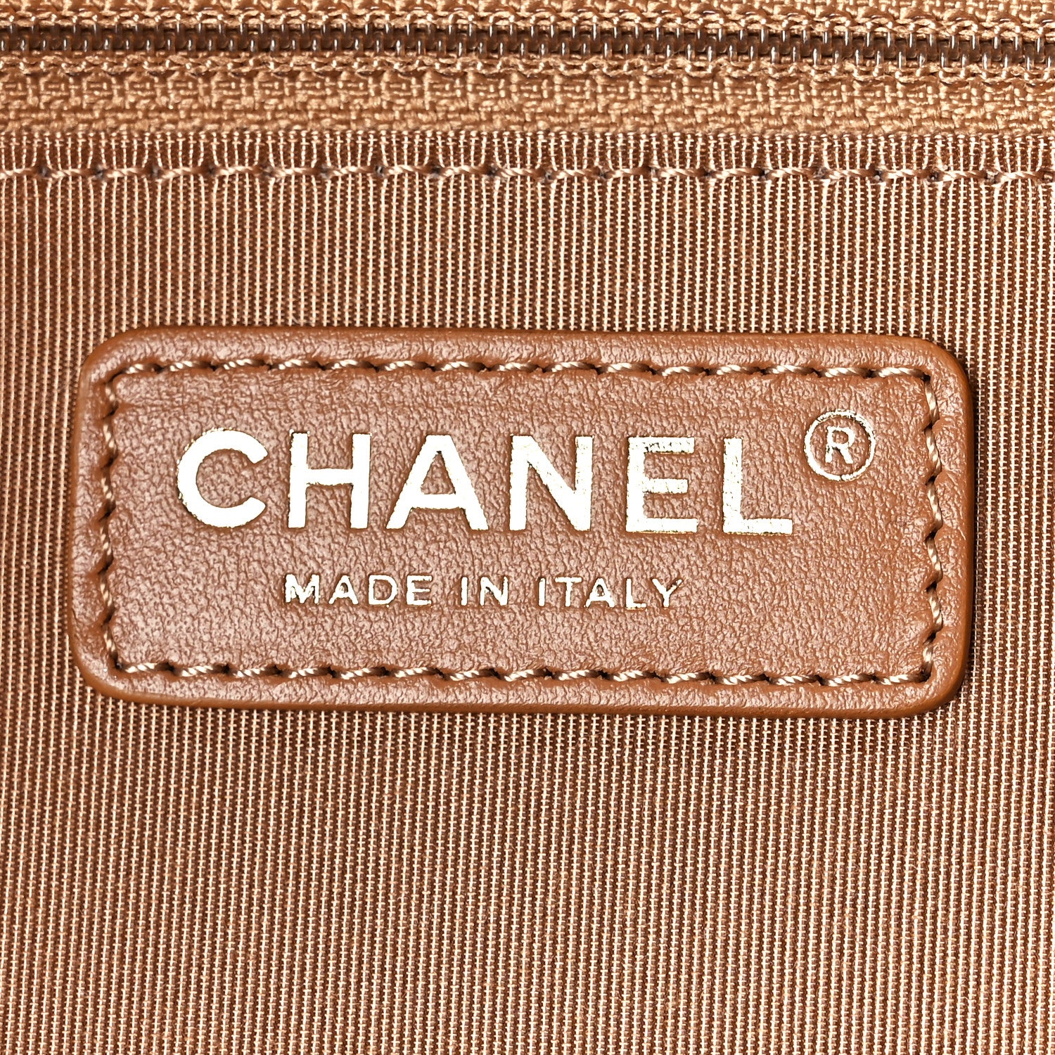 Chanel Bullskin Stitched Medium Shopping Bag Beige 6 of 11