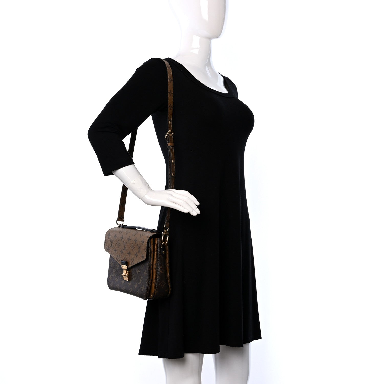 Louis Vuitton Reverse Monogram Pochette Metis 2 of 9
