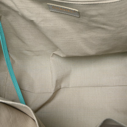 Chanel Mixed Fibers Medium Deauville Tote Turquoise 6 of 12