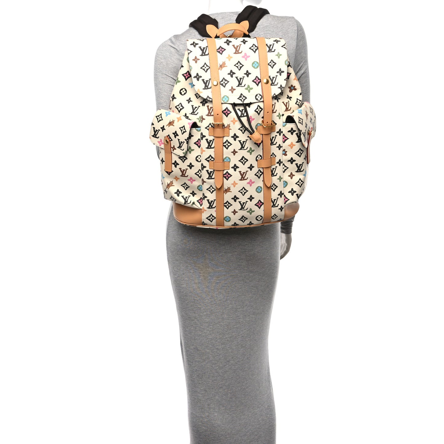 X TYLER THE CREATOR Monogram Craggy Christopher MM Backpack Vanilla