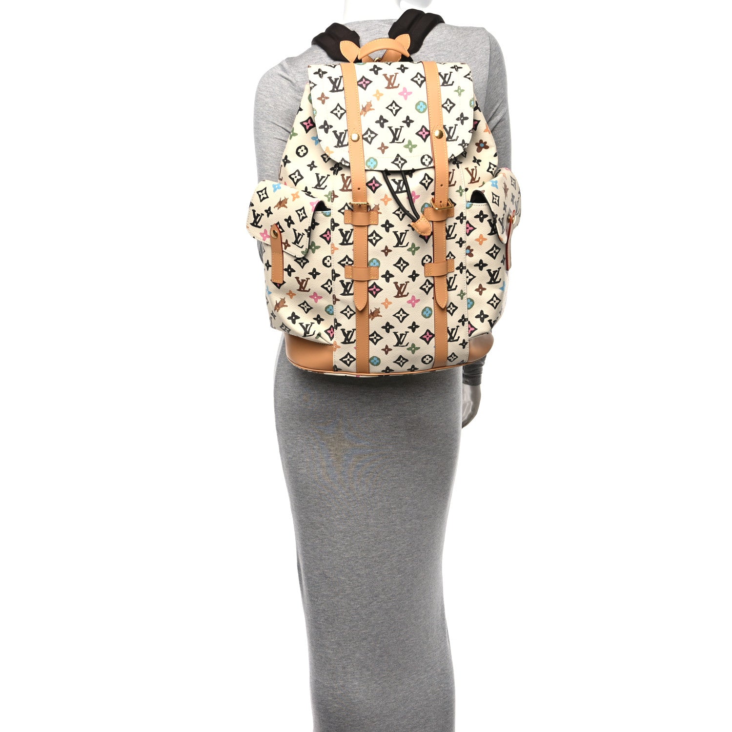 louis vuitton animal backpack Louis Vuitton X TYLER THE CREATOR Monogram Craggy Christopher MM Backpack  Vanilla 1532897 – FASHIONPHILE