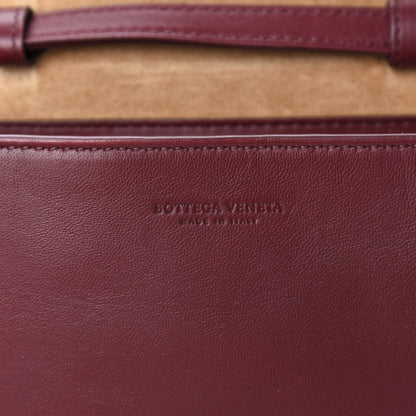 Bottega Veneta Nappa Maxi Intrecciato Mini Cassette Crossbody Bordeaux 8 of 9