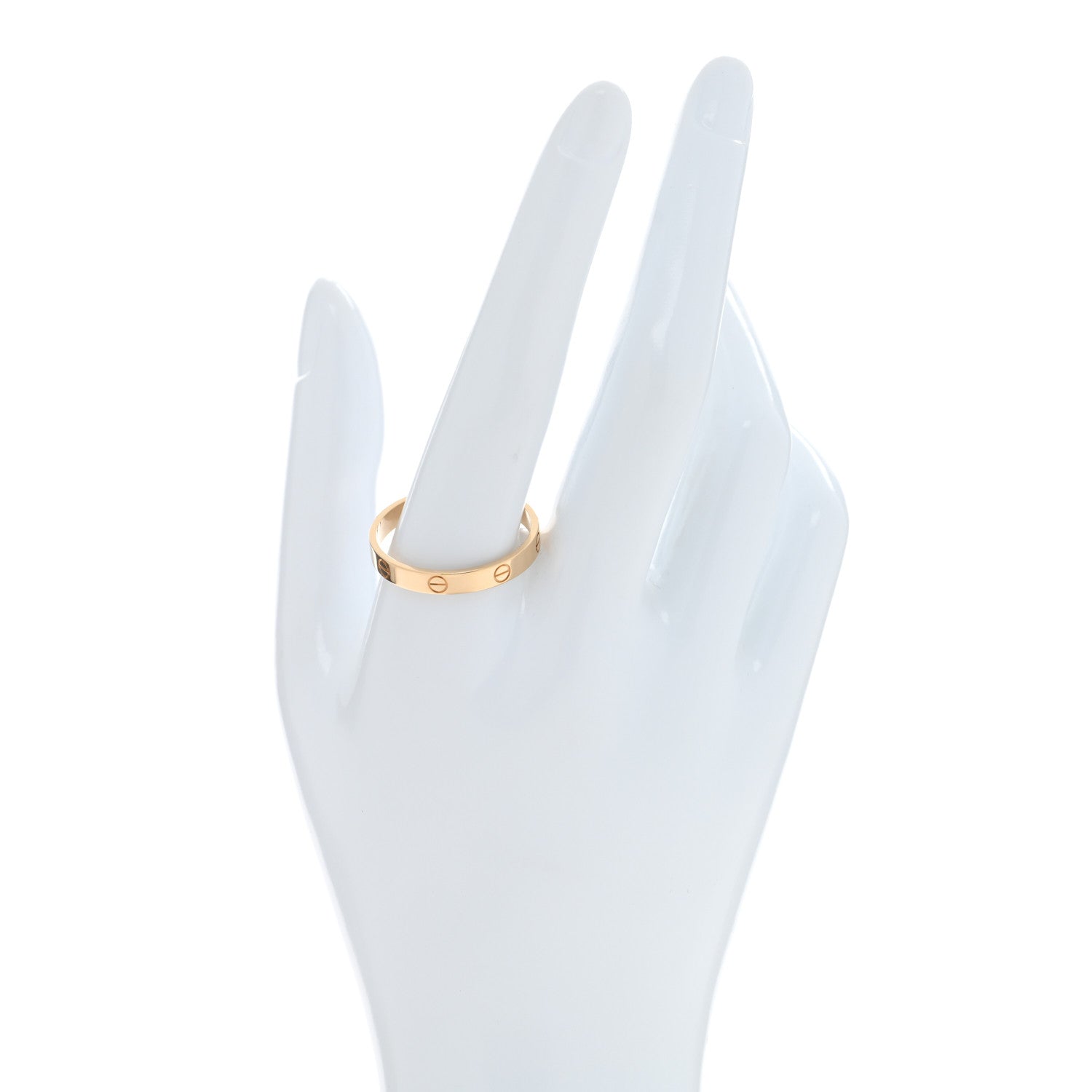 Cartier 18K Yellow Gold 3.5mm LOVE Wedding Band Ring 69 12.5 2 of 5