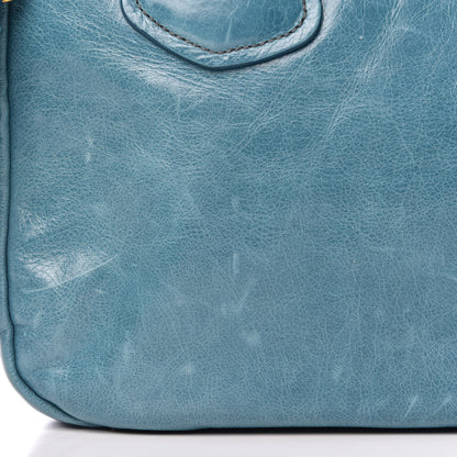 Prada Vitello Shine Top Handle Tote Turchese 11 of 11
