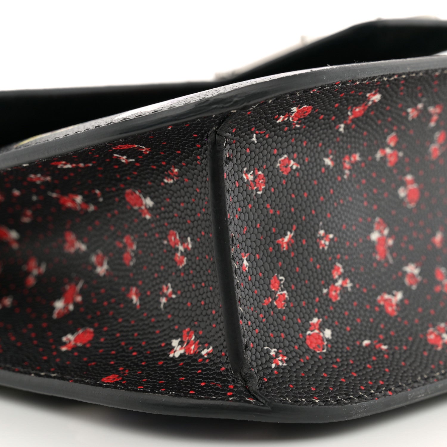 Alexander McQueen Calfskin Floral Medium Insignia Flap Multicolor 8 of 11