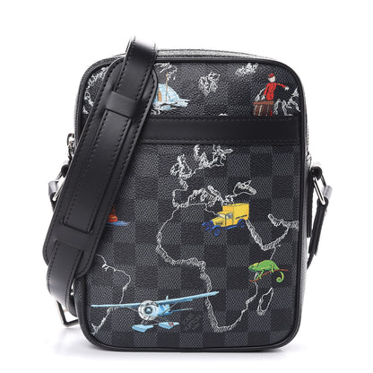 Louis Vuitton Damier Graphite Renaissance Slim Danube PM 1 of 9