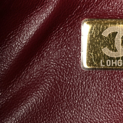 Chanel Grained Calfskin Small Souplissimo Maxi Flap Burgundy 7 of 11