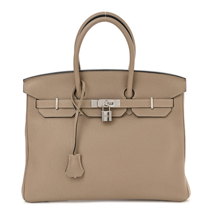 Hermes Togo Birkin 35 Gris Tourterelle 1 of 16