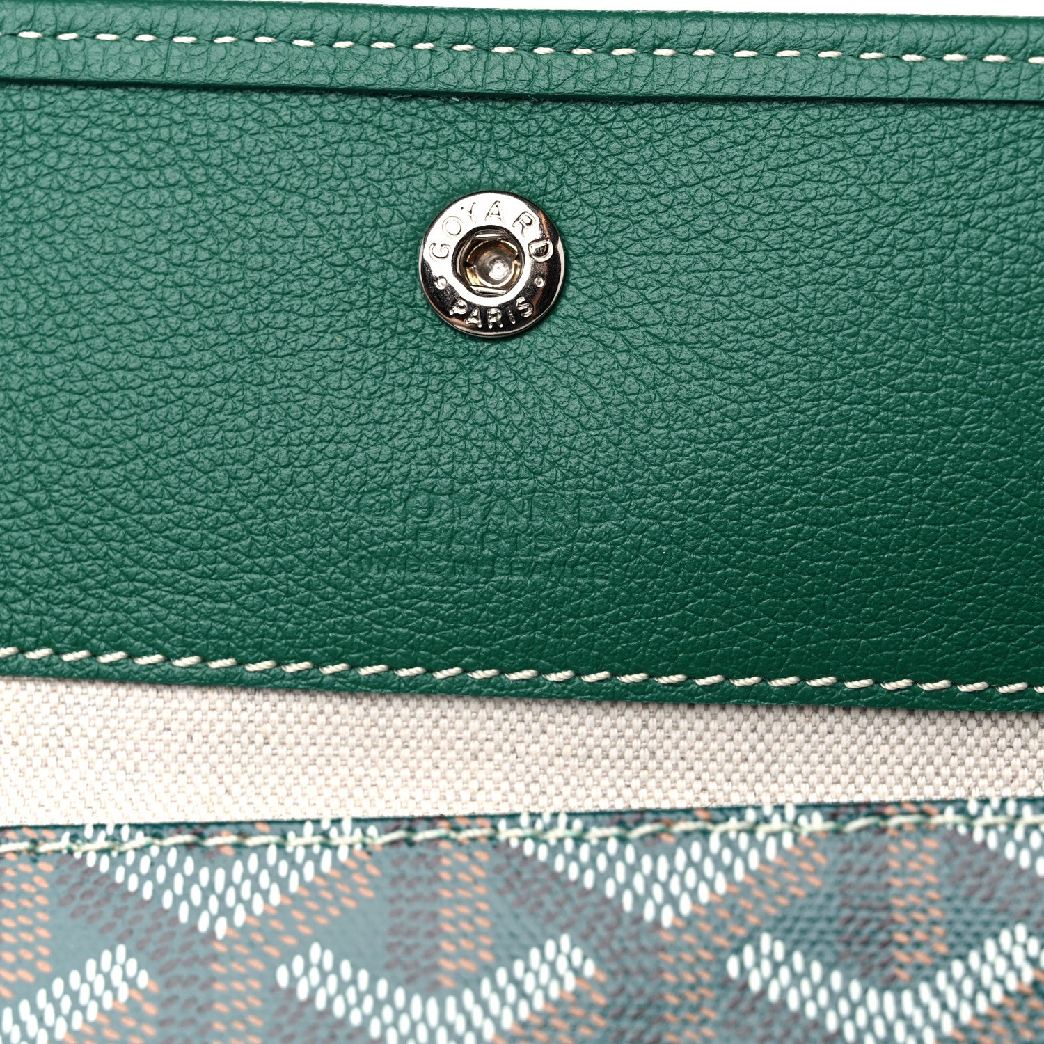 Goyard Goyardine Saint Louis PM Green 7 of 9