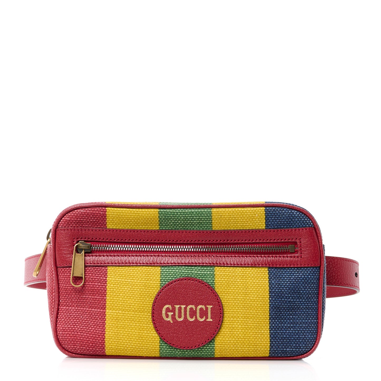 Canvas Marley Stripe Script Logo Gucci Belt Bag 80 32 Multicolor