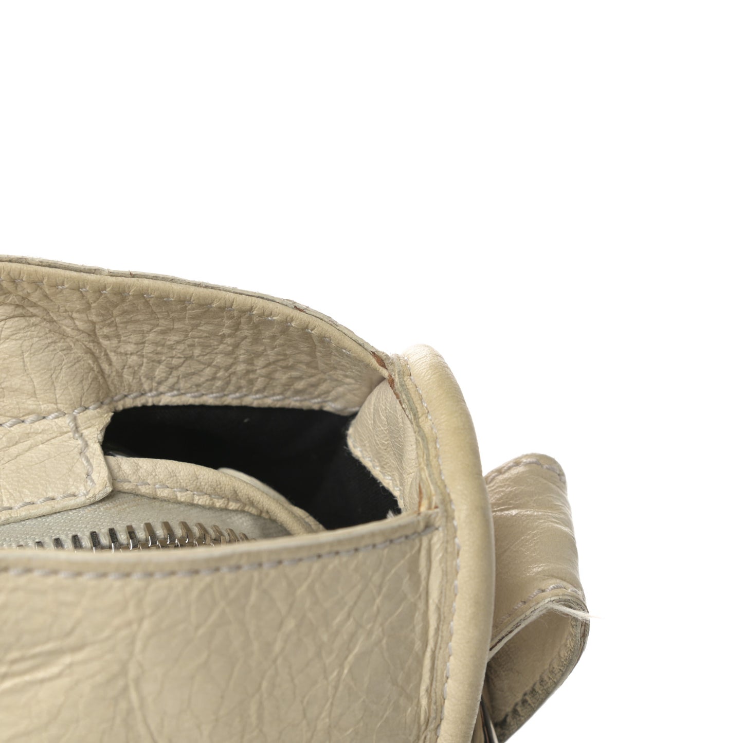 Agneau Giant 21 Silver Hardware Part Time Natural