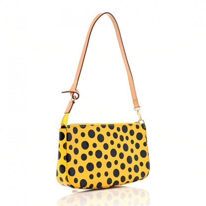 Louis Vuitton Vernis Kusama Infinity Dots Pochette Accessories Yellow Yellow 3 of 9