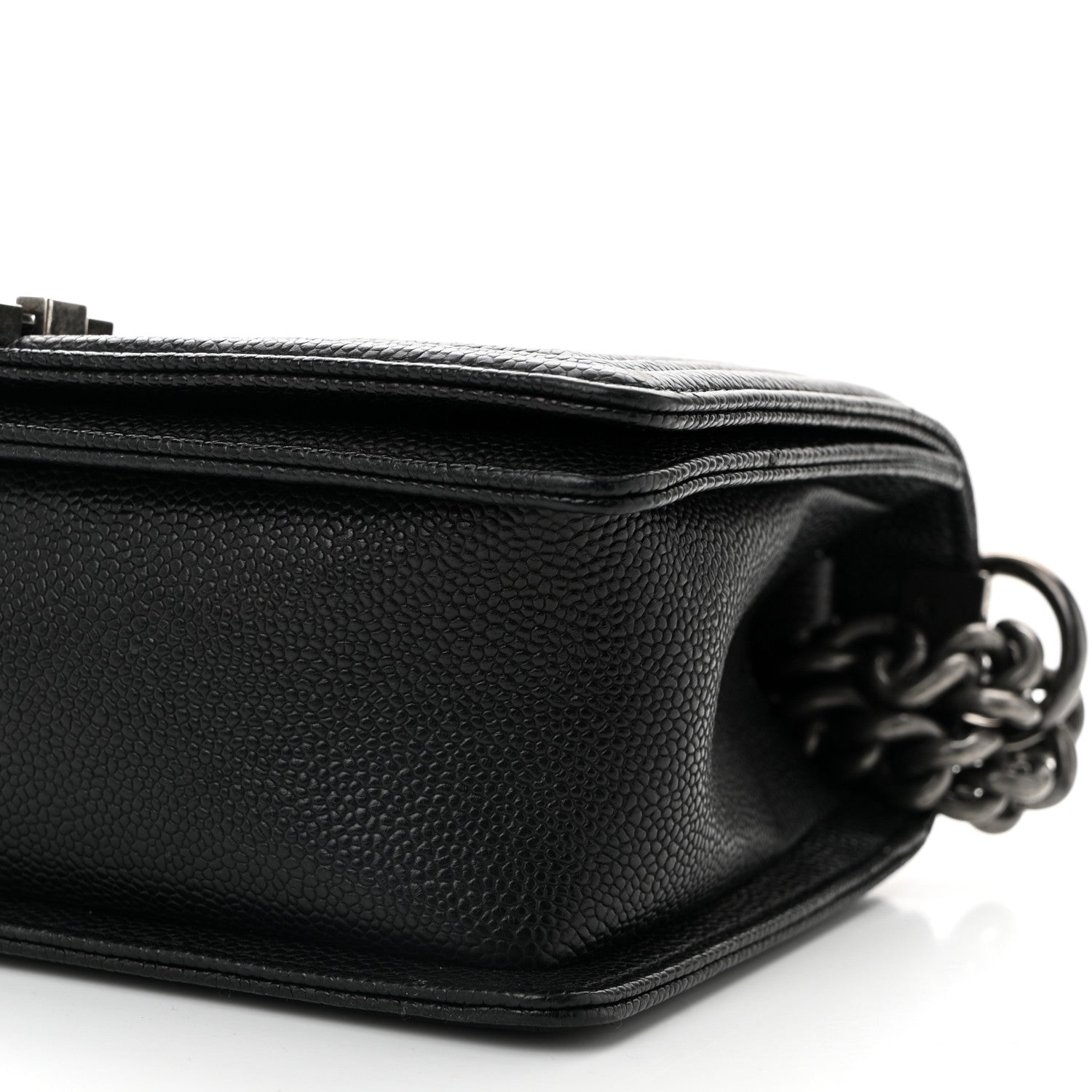 Chanel Caviar Quilted Medium Boy Flap Black 10 of 11