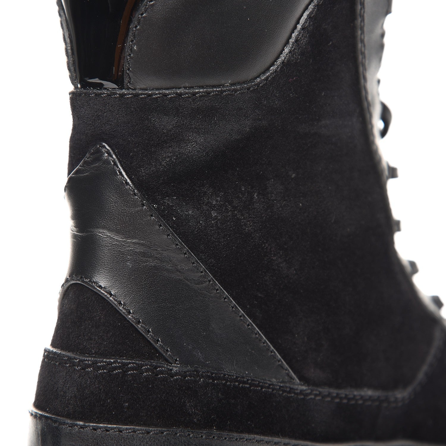 Louis Vuitton Suede Calfskin Laureate Platform Desert Boots 36 Black 8 of 11