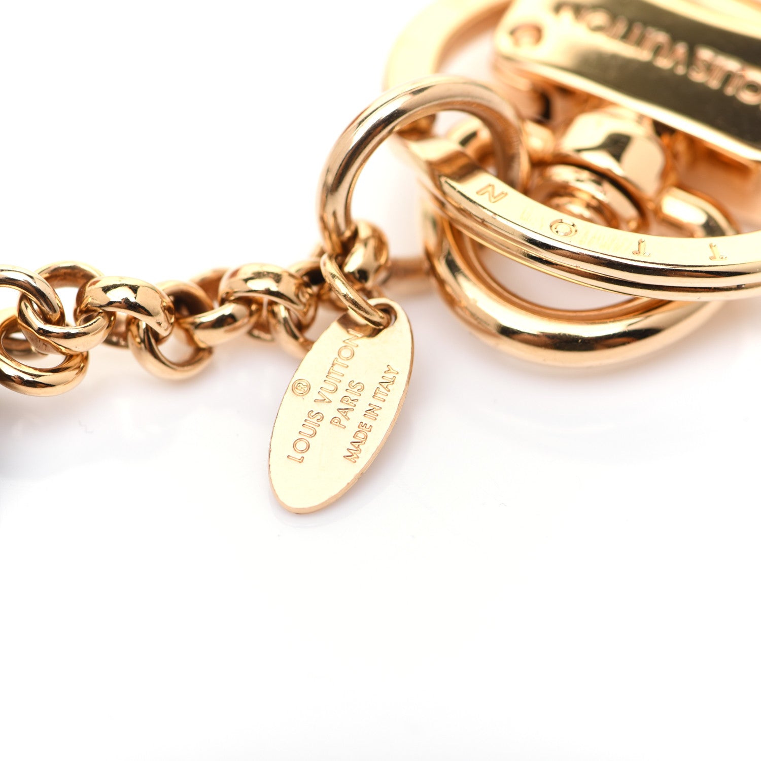 Louis Vuitton Resin Wood Vivienne Jungle Bag Charm Key Holder 3 of 7