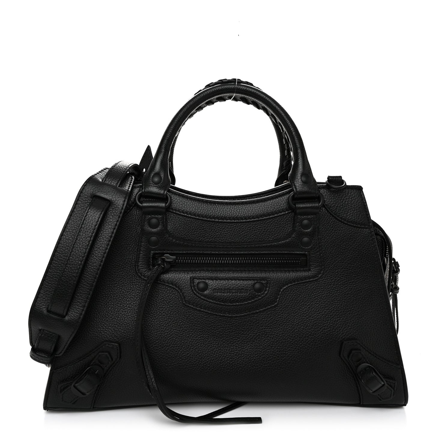 Grained Calfskin Neo Classic Black Hardware S City Black