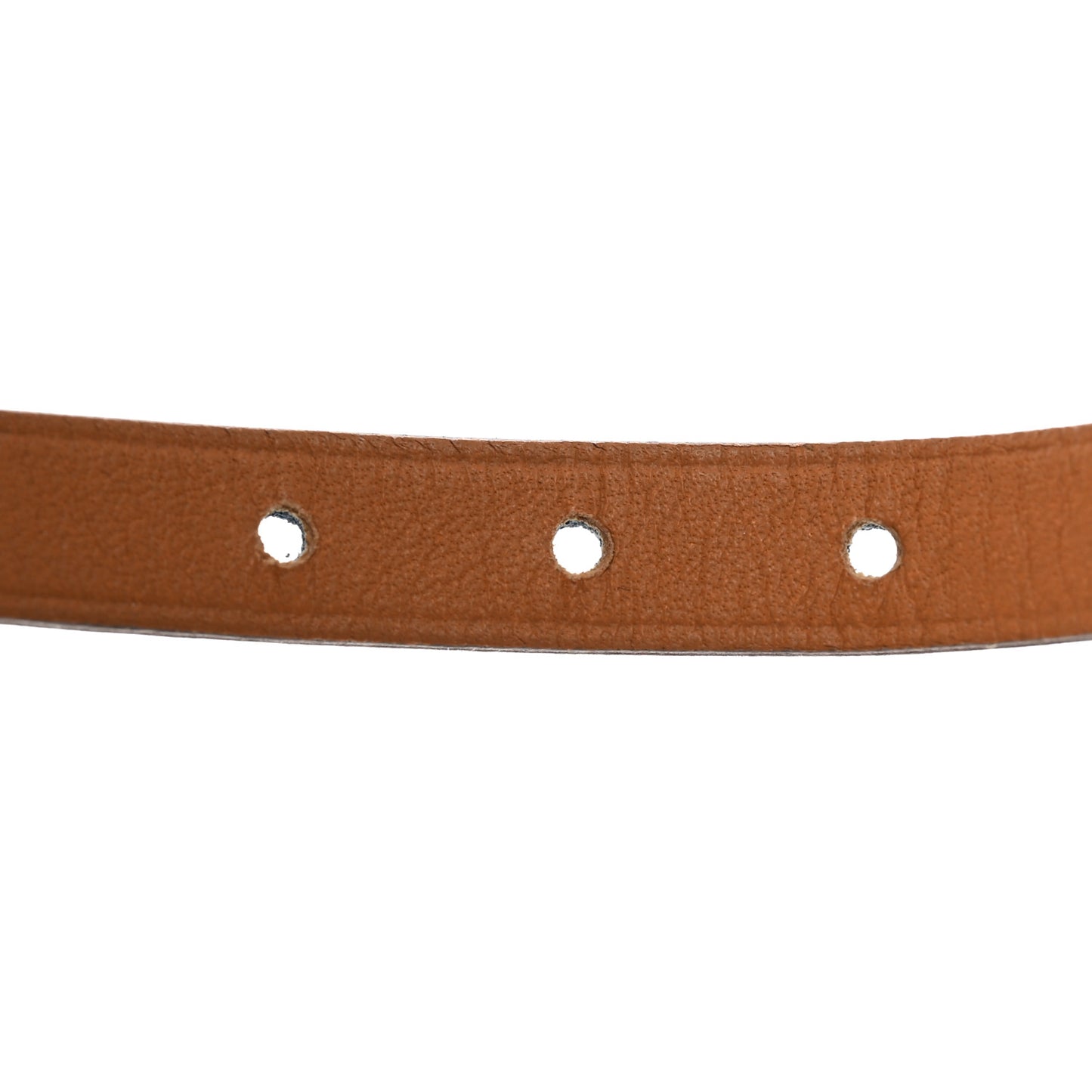 Swift Epsom Hapi Triple Tour Wrap Bracelet M Bleu Hydra Gold